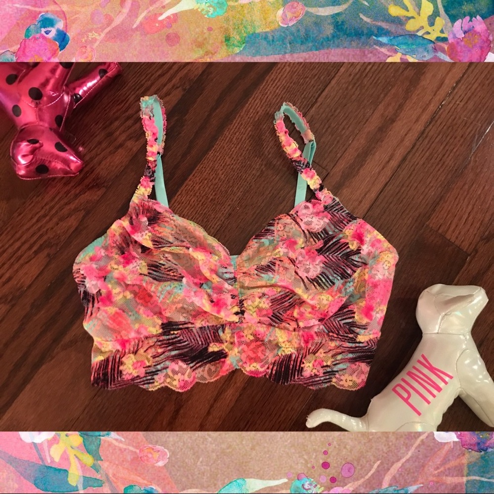 Victoria's Secret PINK floral bandeau